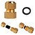 Adaptador Universal Dako Para Gás (Fogão/Cooktop) Rosca 1/2' Fêmea X 3/8' BM Druck - Imagem 2
