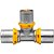 TEE Pex Multicamadas 16X16x16mm Gás Druck - Imagem 1
