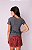 Saia Jeans Estampa Onça Vermelha - Imagem 3