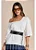 Blusa malha Oversized Assimétrica Lica - Imagem 1