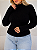 Blusa Cacharrel Malha Canelada Dedinho - Imagem 2