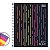 Caderno COLEGIAL Tilibra Neon Kori Colorido 1 Matéria Lançamento - Imagem 1