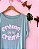 CAMISETA CREME TURQUESA - Imagem 1