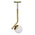 Pendente Angular Ball Dourado Fosco - Imagem 1