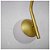 Pendente Angular Ball Dourado Fosco - Imagem 3
