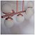 Lustre Balle Com 7 Globos Rose Gold - Imagem 4