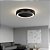 Plafon Aliança Luz Indireta Preto Fosco 6046 - Imagem 8