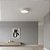 Plafon Redondo De Aluminio Branco 25cm - Imagem 2