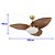 Ventilador Volare Dourado Imbuia Bz Vd42 Tami S3 - Imagem 6