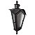 Arandela De Ferro Colonial Sinhá Meia Taça 1514/A Cor Preta 64x40cm - Imagem 1