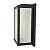 Arandela Aluminio Riflesso Preta Pequena Com Vidro Ambar 3145A - Imagem 6