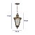 Pendente De Ferro Colonial Linha Sinhá 1501 Cor Cobre - Imagem 5