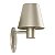 Arandela Com Interruptor Carlotta 4078 Cor Champagne - Imagem 1