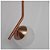 Pendente Angular Ball Rose Gold - Imagem 2