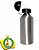 Squeeze Alumínio 500ml Bico Bolinha - Prata - Imagem 2