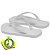 Chinelo para Sublimação Adulto Unissex - Branco - Imagem 2