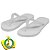 Chinelo para Sublimação Adulto Unissex - Branco - Imagem 1