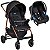 Carrinho de Bebê Infantil Ecco Com Bebe Conforto Touring Preto Cobre  Travel System  - Burigotto - Imagem 1