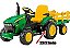 Kit 2 Rodas Traseiras Trator Elétrico Infantil John Deere Original - Peg-Perego - Imagem 4