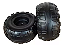 Kit 2 Rodas Traseiras Carro Eletrico Quadriciclo Corral T Rex Original - Peg Perego - Imagem 1