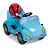 Volante do Carrinho de Passeio Fusca Fouks Calesita Original - Imagem 5