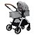 Carrinho de Bebe Reversivel Romanzo Duo + Bebe Conforto Travel System - Prata - Imagem 2