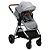 Carrinho de Bebe Reversivel Romanzo Duo + Bebe Conforto Travel System - Prata - Imagem 4