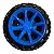 Roda Rodinha Dianteira Para Quadriciclo Spider Maral Original - Imagem 1
