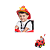 Capacete de Bombeiro Ajustável Carrinho Calesita - Imagem 4
