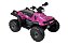 Quadriciclo Elétrico Polaris Sportsman 700 Twin 12v Rosa Menina - Peg Perego - Imagem 1