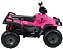 Quadriciclo Elétrico Polaris Sportsman 700 Twin 12v Rosa Menina - Peg Perego - Imagem 3