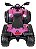 Quadriciclo Elétrico Polaris Sportsman 700 Twin 12v Rosa Menina - Peg Perego - Imagem 5