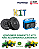 Kit 2 Rodas Traseiras + Bateria para Trator John Deere Infantil - Imagem 2
