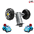 Kit Roda Dianteira Carrinho Fusca Fouks Calesita - Imagem 4