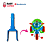 Garfo Triciclo Velobaby Velotrol Brinquedos Bandeirante Azul - Imagem 3
