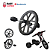 Roda Dianteira Para Triciclo Velotrol Bandeirante - Imagem 3