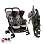 Carrinho Aria Shopper Twin Mod Beige - Imagem 2
