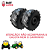 Kit 2 Rodas Traseiras Trator Eletrico Dual Force Peg Orignal - Imagem 2