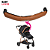 Barra Frontal Protetor Carrinho Bebe Convert Burigotto Original - Imagem 2
