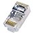 MODULAR PLUG 8X8 CAT 5E BLINDADO PACIFIC MULTITOC - Imagem 1