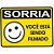 PLACA SORRIA COLORIDO 18X12 PVC 1MM - Imagem 1