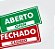 PLACA DE CERCA FRENTE E VERSO 4 FUROS 18X12 PVC 1MM - Imagem 1