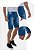 Kit com 3 Bermuda Jeans Masculinas Premium Claras Versatti Fresno - Imagem 5