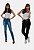 Kit duas calças femininas premium jeans e sarja Jogger noronha Versatti - Imagem 1