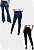 Kit com três calças jeans feminina diferenciadas premium Campos Versatti - Imagem 3