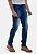 Calça Jeans Masculina Versatti Reta Slim Lavagem Azul Escuro Los Angeles A20 - Imagem 2