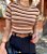 BLUSA MODAL LISTRADA - Imagem 1
