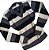 Blusa de inverno tricot gola V tricolor - Imagem 5