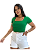 Blusa Feminina de Manga Decote U Canelado Premium - Imagem 1