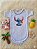Body Bebê Stich Azul com Pérolas - Imagem 1